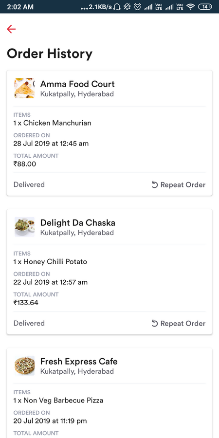 IOS delivery staff App